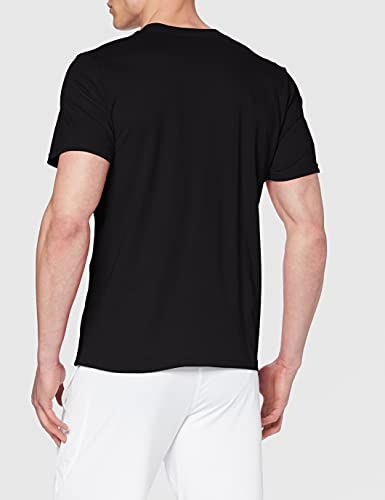 adidas CORE18 tee T-Shirt, Hombre, Black/White, L