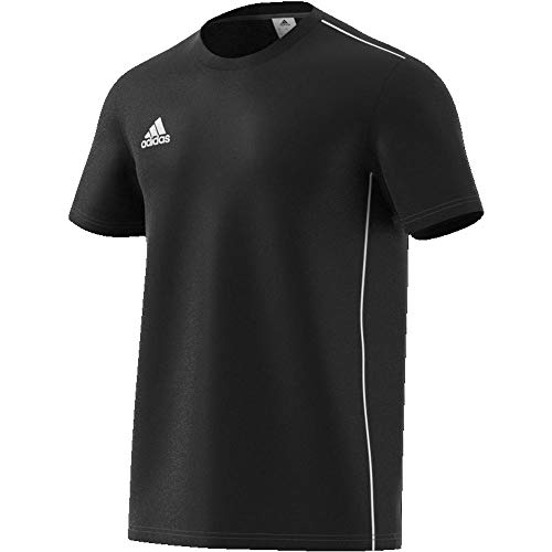 adidas CORE18 tee T-Shirt, Hombre, Black/White, L