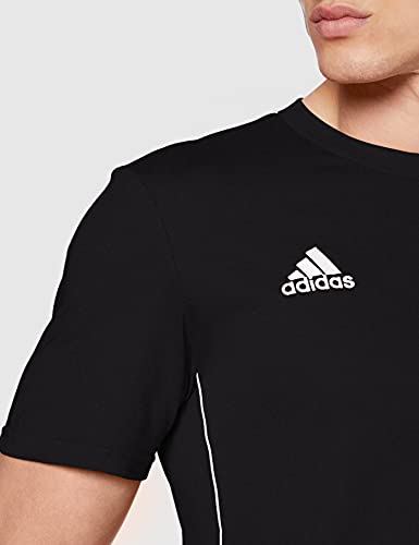 adidas CORE18 tee T-Shirt, Hombre, Black/White, M