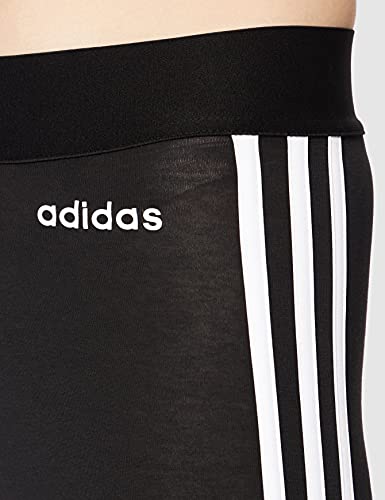 adidas Essentials 3 Bandas Tight Mallas, Mujer, Negro (Black/White), XS