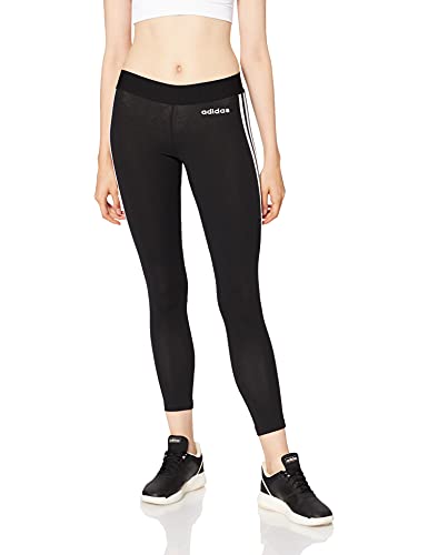 adidas Essentials 3 Bandas Tight Mallas, Mujer, Negro (Black/White), XS