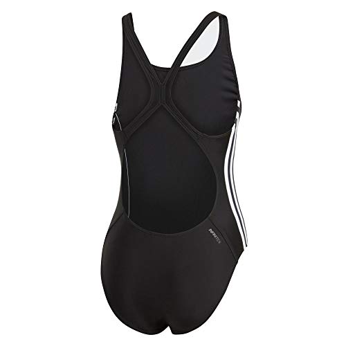 adidas FIT Suit 3S Traje de Baño, Mujer, Black/White, 32