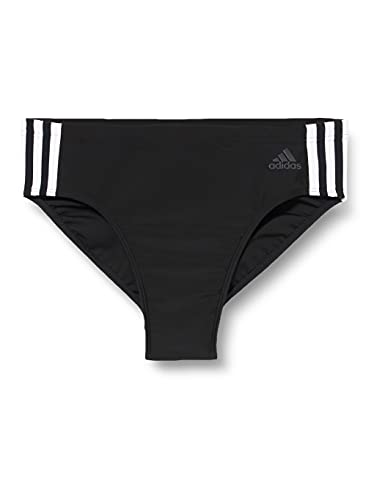 adidas Fitness 3 Bandas Bañador Slip, Hombre, Negro (Black/White), 4