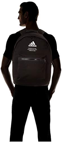 adidas GD2610 CLAS BP FABRIC Sports backpack unisex-adult black/white NS