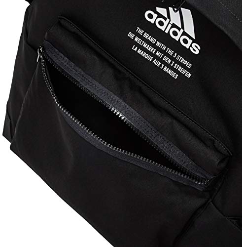 adidas GD2610 CLAS BP FABRIC Sports backpack unisex-adult black/white NS
