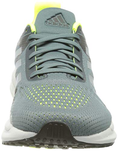 adidas Glide M, Zapatillas para Correr Hombre, Blue Oxide/Silver Met./Solar Yellow, 41 1/3 EU