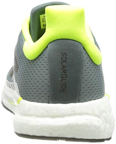 adidas Glide M, Zapatillas para Correr Hombre, Blue Oxide/Silver Met./Solar Yellow, 41 1/3 EU