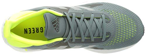 adidas Glide M, Zapatillas para Correr Hombre, Blue Oxide/Silver Met./Solar Yellow, 41 1/3 EU