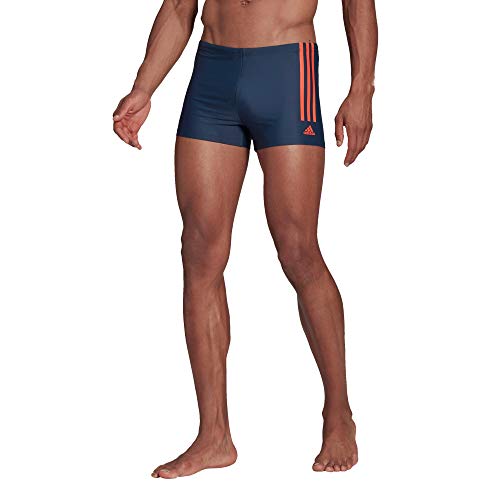 adidas GM3560 FIT SEMI3S Bx Swimsuit Mens Crew Navy/App Solar Red 6