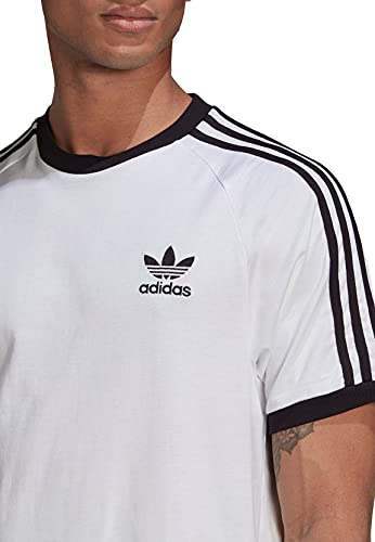 adidas GN3494 3-Stripes tee T-Shirt Mens White M