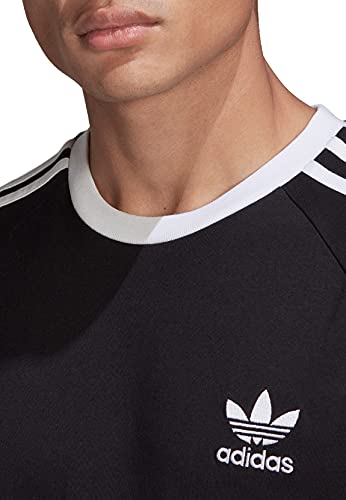 adidas GN3495 3-Stripes tee T-Shirt Mens Black M
