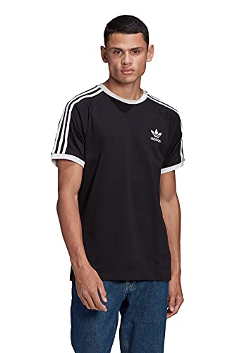 adidas GN3495 3-Stripes tee T-Shirt Mens Black M