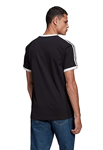 adidas GN3495 3-Stripes tee T-Shirt Mens Black M