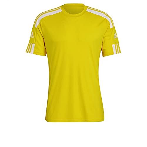 adidas GN5728 Squad 21 JSY SS T-Shirt Men's Team Yellow/White XL