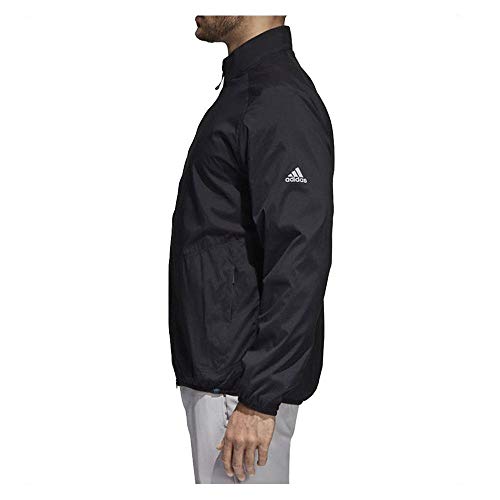 adidas Golf Climaheat Polartec Alpha - Chaqueta con cremallera completa, color negro, XL