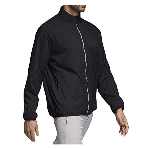 adidas Golf Climaheat Polartec Alpha - Chaqueta con cremallera completa, color negro, XL