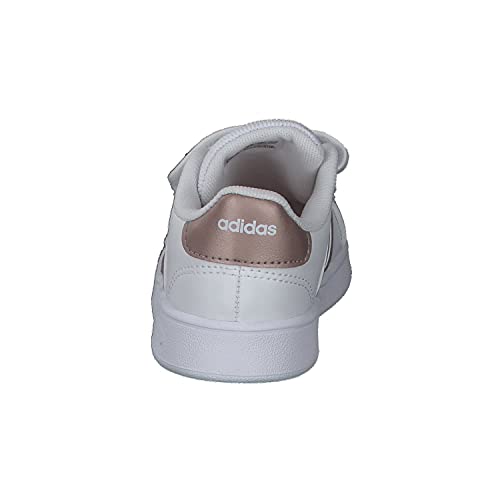 adidas Grand Court I, Sneaker Unisex niños, Multicolour Ftwwht Coppmt Glopnk 000, 19 EU