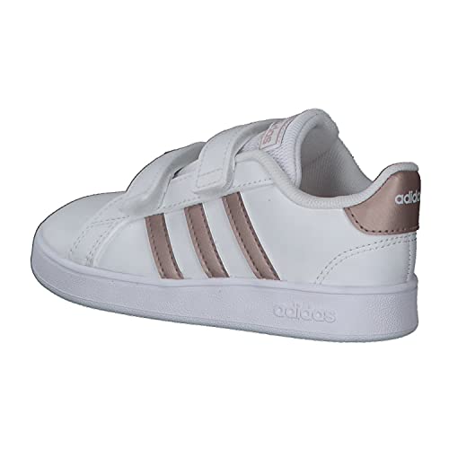 adidas Grand Court I, Sneaker Unisex niños, Multicolour Ftwwht Coppmt Glopnk 000, 19 EU