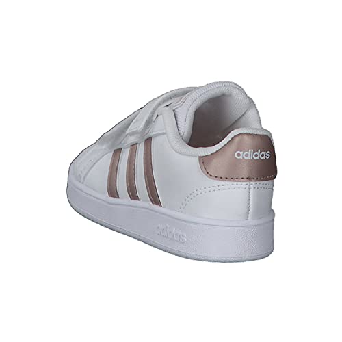 adidas Grand Court I, Sneaker Unisex niños, Multicolour Ftwwht Coppmt Glopnk 000, 19 EU