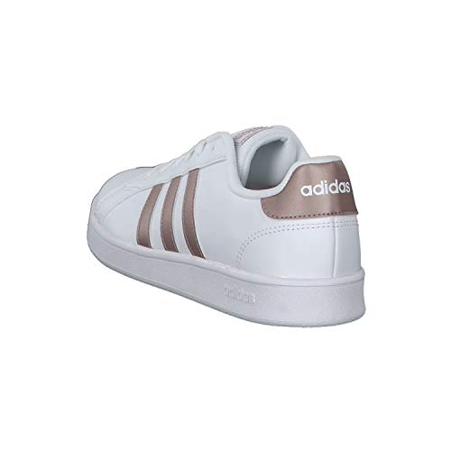 Adidas Grand Court K, Zapatillas, Multicolor Ftwwht Coppmt Glopnk 000, 36 2/3 EU