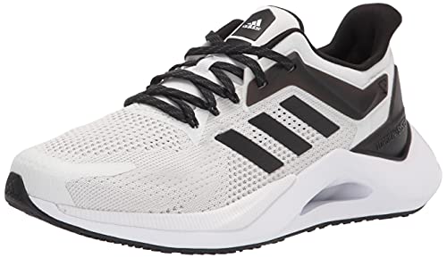 adidas Men's Alphatorsion 2.0 Trail Running Shoe, White/Black/Black, 12.5
