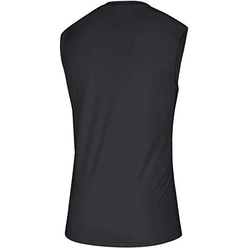 adidas Men's Climalite Regular Fit Sleeveless T-Shirt EK009, Medium, Black