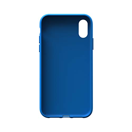 adidas Moulded Logo - Carcasa para Apple iPhone XR, Color Azul y Blanco