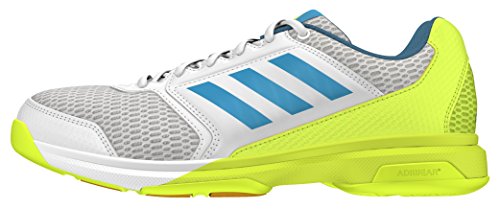 adidas Multido Essence W, Zapatillas de Balonmano Mujer, Blanco (Ftwbla/Azuvap/Amasol), 37 1/3