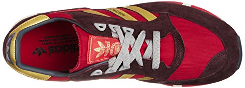 adidas Originals Boston Super, Power Red-Gold Metallic-Night Red, 9