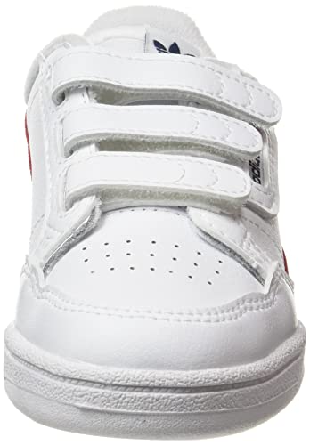 adidas Originals Continental 80 CF, Zapatillas, Cloud White/Cloud White/Scarlet, 25 EU