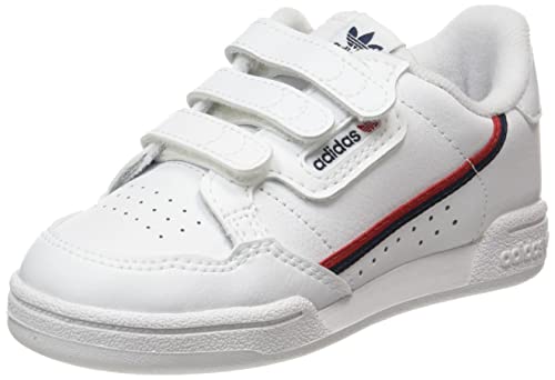 adidas Originals Continental 80 CF, Zapatillas, Cloud White/Cloud White/Scarlet, 25 EU