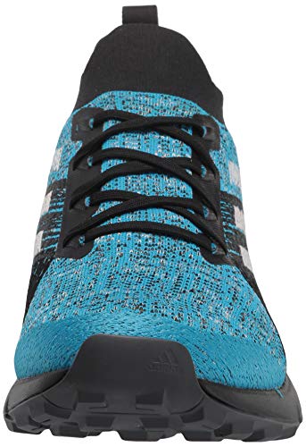 adidas outdoor Men's FU7658 Terrex Two Parley, Shock Cyan/Grey One/Black, 13