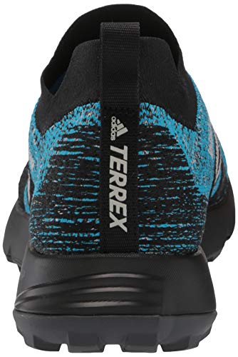 adidas outdoor Men's FU7658 Terrex Two Parley, Shock Cyan/Grey One/Black, 13