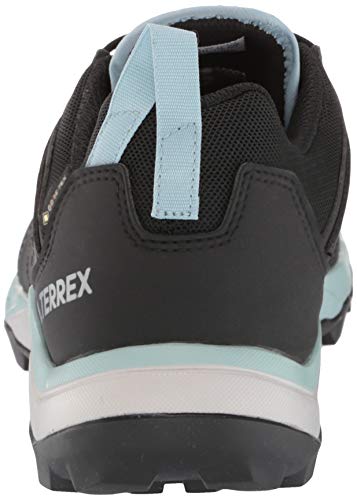 adidas outdoor Women's Terrex Agravic TR GTX W Running Shoe, Black/Black/ash Grey, 8 M US