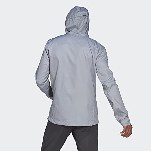 adidas Own The Run Hooded Wind Jacket Men's, Grey, Size XL