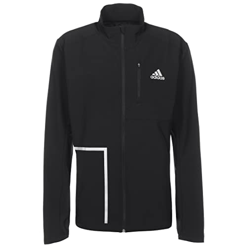 adidas Own The Run JKT Jacket, Black, S Mens