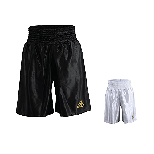 adidas Pantalones Cortos Unisex de satén de Entrenamiento de Boxeo,