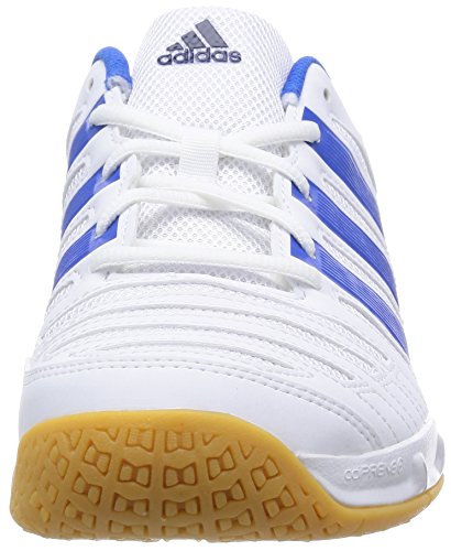 adidas Performance Essence 11, Zapatillas de Interior. Hombre, Blanco-Weiß (FTWR White/Bright Royal/Collegiate Navy), 48 EU