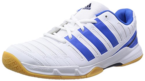 adidas Performance Essence 11, Zapatillas de Interior. Hombre, Blanco-Weiß (FTWR White/Bright Royal/Collegiate Navy), 48 EU