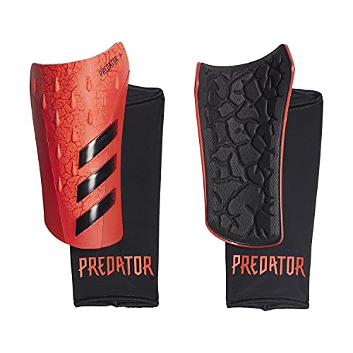 adidas PRED SG LGE Shin Guards, Solar Red/Black/Red, Small Unisex-Adult