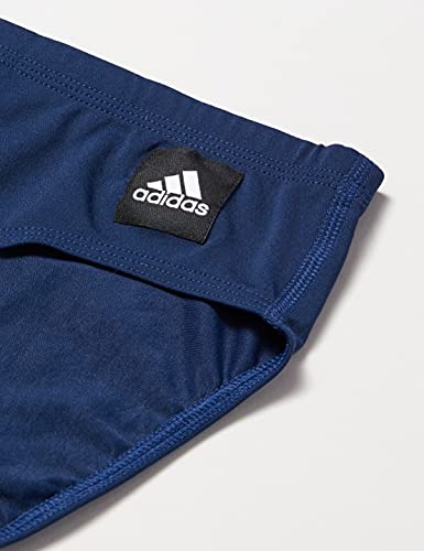 adidas Pro Solid Trunk Swimsuit, Team Navy Blue/White, 32 Mens