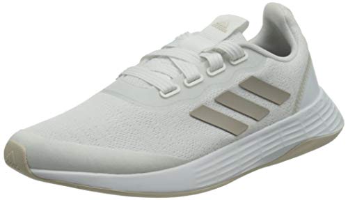 adidas QT Racer Sport, Zapatillas de Running Mujer, FTWBLA/METCHA/MARHAL, 39 1/3 EU