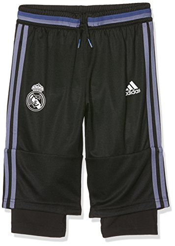 adidas Real Madrid TRG 34 Pty Mallas, Niños, Negro/Morado, 9-10 años