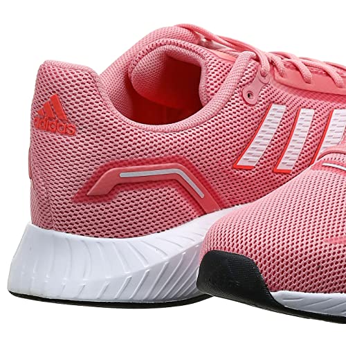 Adidas RUNFALCON 2.0, Zapatillas Mujer, Super Pop Cloud White Solar Red, 37 1/3 EU