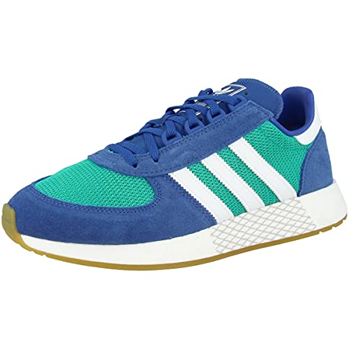 Adidas Schuhe Marathon Tech hi Res Aqua-Footwear White-Blue (EE4918) 46 2/3 Blau