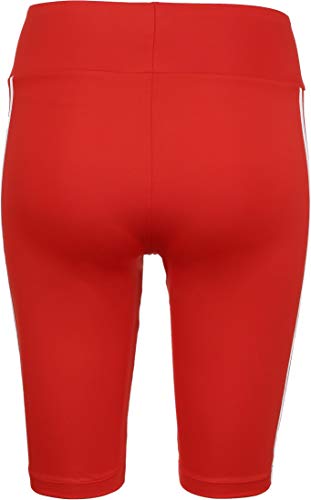 adidas Short Tight Mallas, Mujer, Lush Red/White, 44
