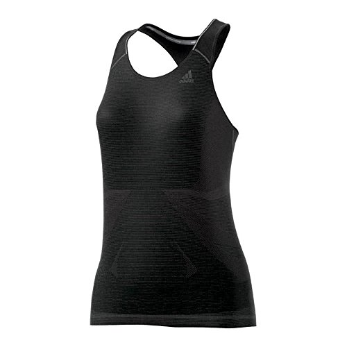 adidas Sn TNK W Camiseta de Manga Corta, Mujer, Negro (Negro), S