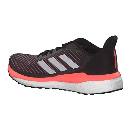 Adidas Solar Drive 19 M, Zapatillas Running Hombre, Negro (Core Black/Dash Grey/Signal Coral), 44 2/3 EU