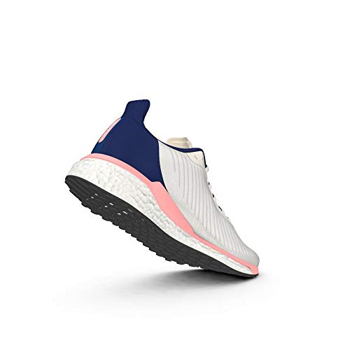 adidas Solar Drive 19 W, Zapatillas de Running Mujer, Chalk White/Tech Indigo/Glory Pink, 41 1/3 EU