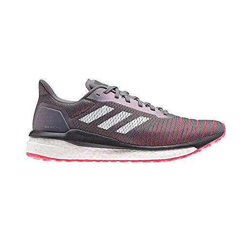 adidas Solar Drive Neutralschuh Herren-Grau, Weiß, Zapatillas de Running Calzado Neutro Hombre, Gris Carbon, 42 EU